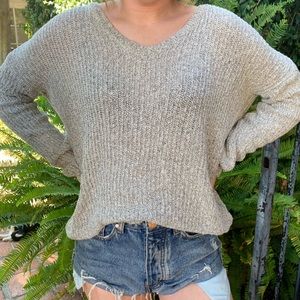 brandy melville gray sweater